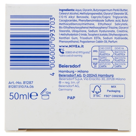 Nivea Q10 Anti-Rughe Power Crema Giorno Extra Rassodante SPF 15 Tutti i Tipi di Pelle 50 ml